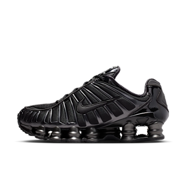 Nike Shox TL Women's Shoes - Black/Metallic Silver/Black - Size 5