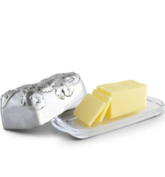 Arthur Court Designs Butterfly Butter Dish