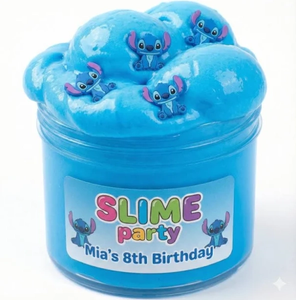 Custom 8oz Sensory Slime Jars