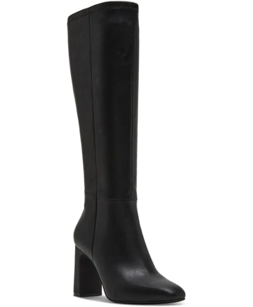 Madden Girl Women's Wisee Block Heel Knee High Dress Boots
