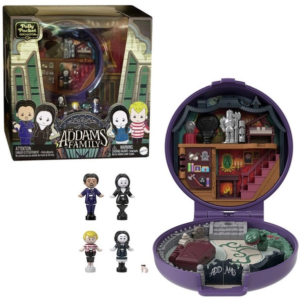 Buy Polly Pocket Addams Family Compact Collector Dolls & Playset | Dolls | Argos