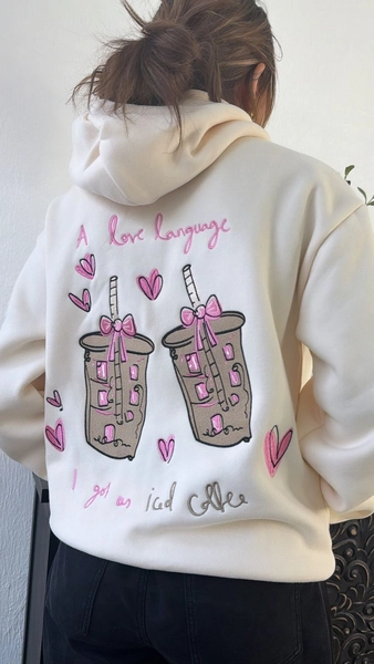 Happy Camp3r: Latte Lover Hoodie, Cream | Cute sweatshirts, Cutie clothes, Outdoor wear women