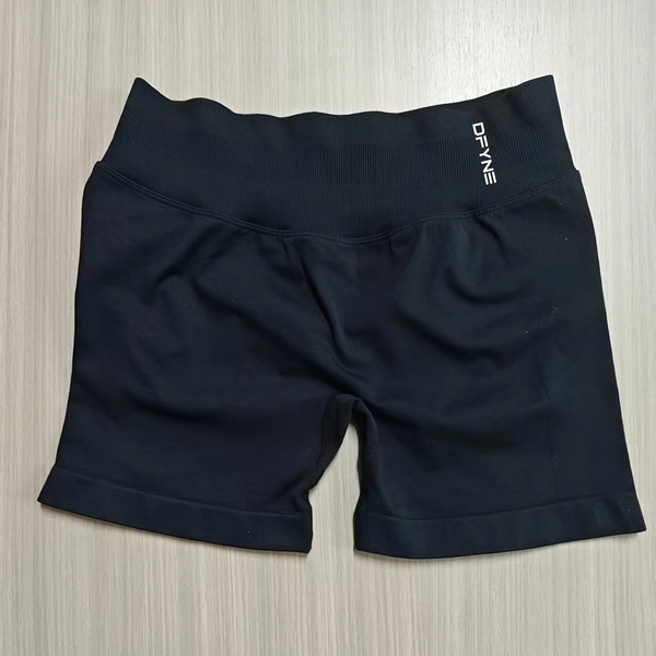 Shorts de sport pour femmes DFYNE, toutes saisons, shorty boxer une pièce sans couture pour le fitness et le yoga, soulèvement des hanches, anti-frottement, élastique et ajusté pour le jogging quotidien