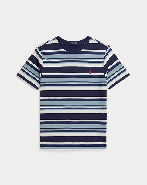 Striped Cotton Jersey Tee