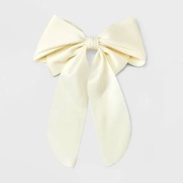 A New Day Satin Bow Hair Barrette