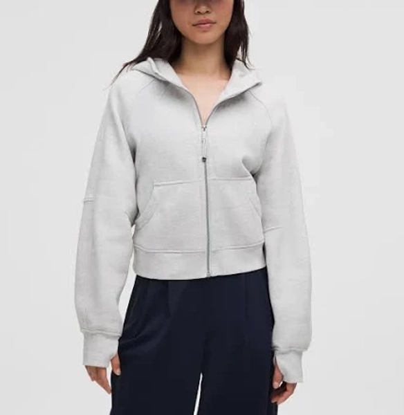 lululemon Women's Scuba Oversized Full-Zip Hoodie - Size XL/XXL | Grey