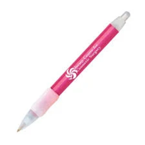 BIC Widebody Pink Ice Grip Pen
