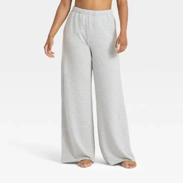 Wild Fable Women's French Terry Fleece Wide Leg Lounge Pants