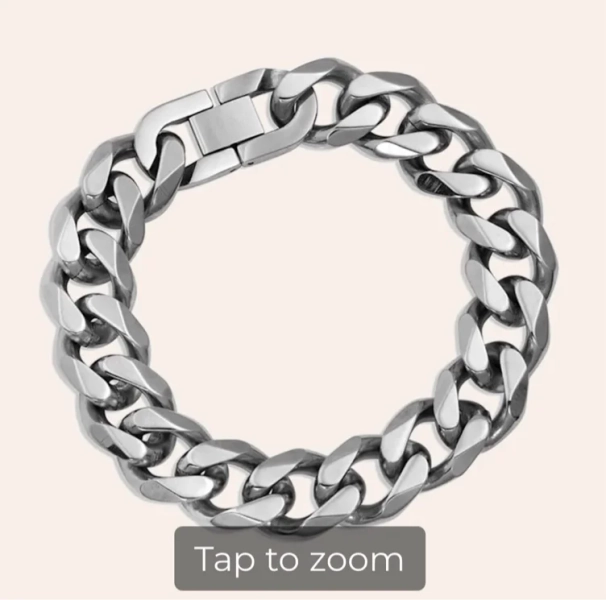 Montana Silversmiths Cuban Link Chain Bracelet
