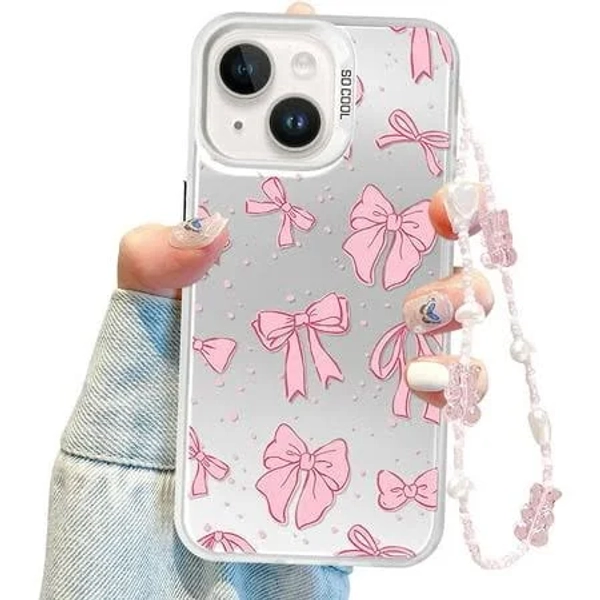 Coquette Bow Phone Case for iPhone 15 Plus