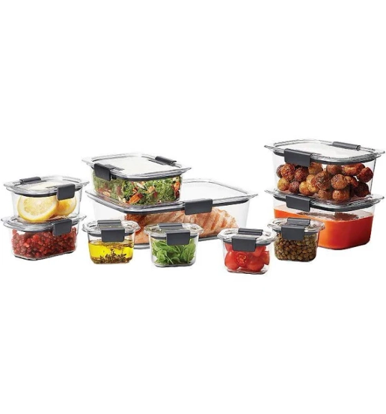 Rubbermaid Brilliance 20-Piece Food Storage Container Set