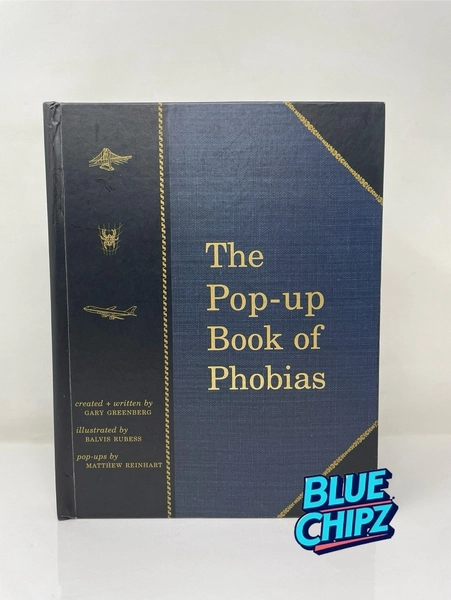 Pop-up Book of Phobias by Gary Greenberg (1999, Hardcover) Fun Scary Book Gift