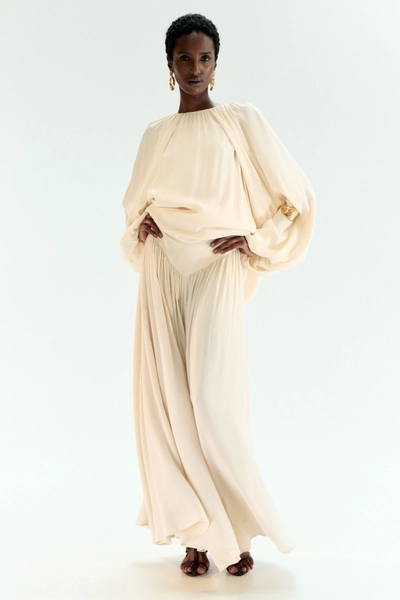 Long viscose skirt