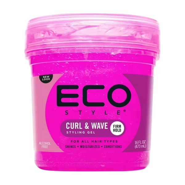 Eco Style Color Protection Curl and Wave Hair Styling Gel, 16 fl oz