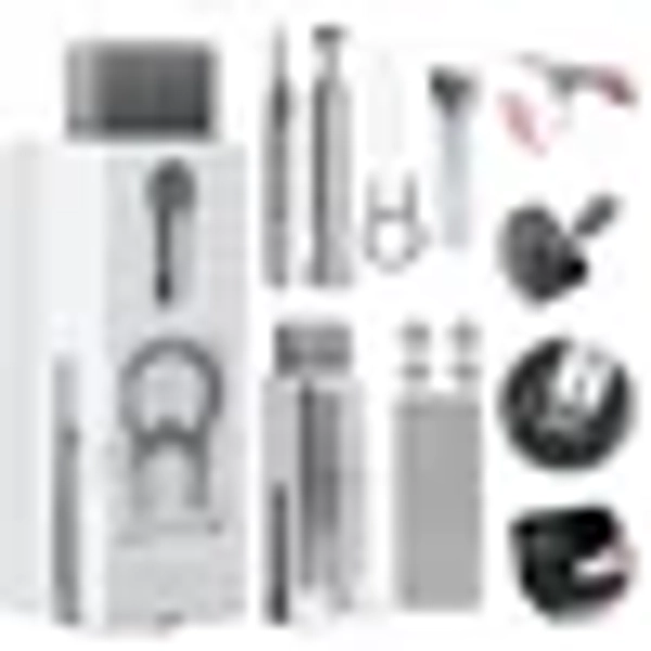 Tecfino Keyboard Cleaning Kit,11-in-1 Electronics Cleaning Tool Laptop Cleaner for for Keyboard Earbuds Smartphones Screens,Grey