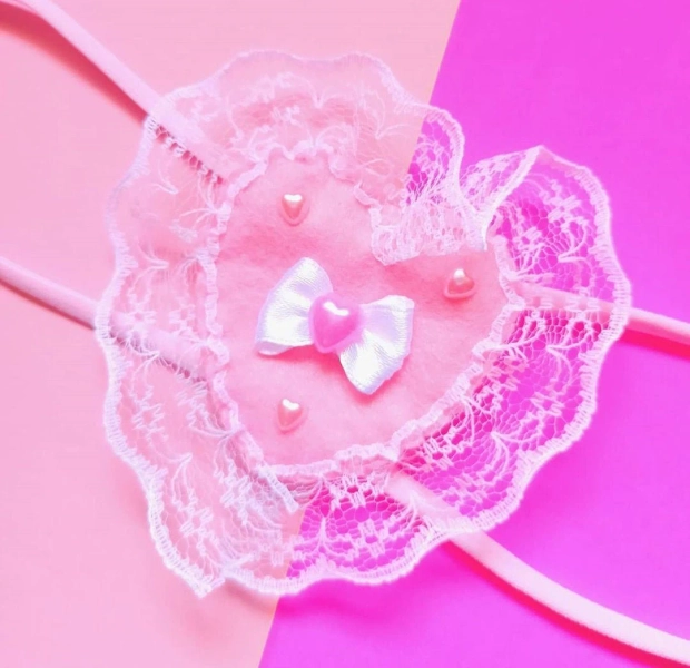 Menhera Lace Eye Patch | Handmade Yami Kawaii Accessories | Menhera Kei Cosplay | Harajuku Fashion | Eyepatches |