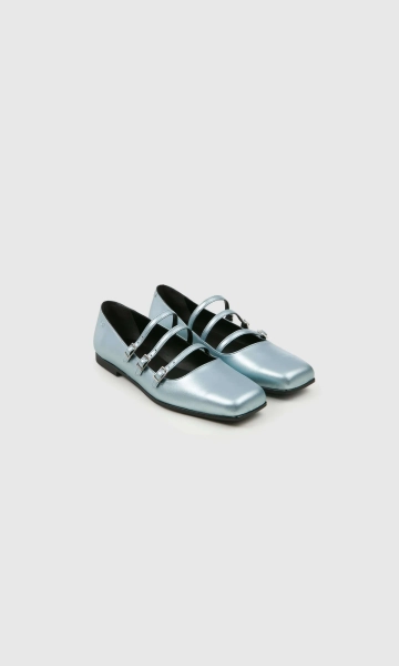 Maria II Apple Leather Vegan Pumps | Ice - UK3 / EU36 / US6