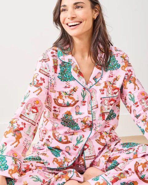 Printfresh Women's Organic Cotton Pajama Set