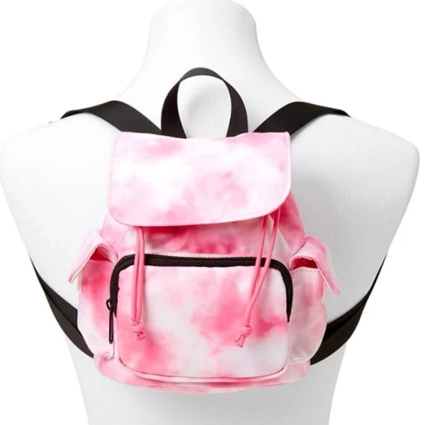 Claire's Accessories | Claire's Pink Tie Dyed Mini Backpack Purse! Nwt's! | Color: Pink/White | Size: Osg | Earthtoemily01's Closet