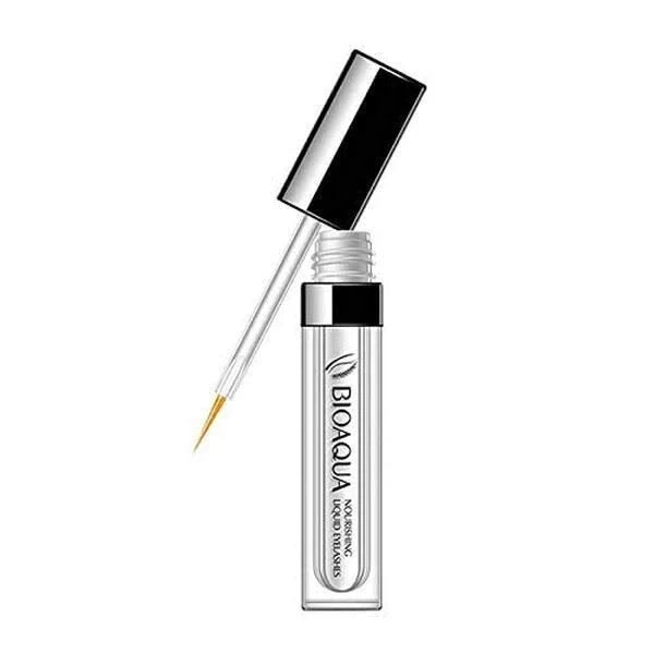 BIOAQUA Eyelash Lengthening Liquid with Natural Plant Extracts for Dense & Flexible Lashes - Soft Comfortable Brush for Volume & Thickness - Makeup