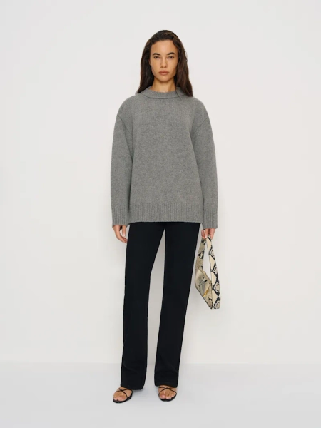 Jo Regenerative Wool Oversized Crew