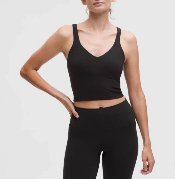 lululemon Women's Lululemon Align Tank Top Light Support, A/B Cup - Size 0 | Black