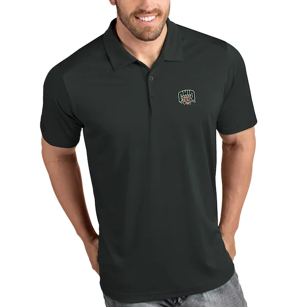Ohio Bobcats Antigua Tribute Polo - Charcoal