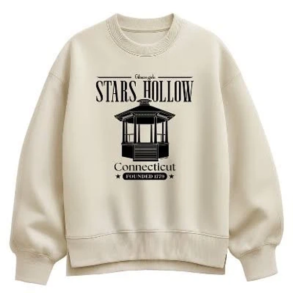 Gilmore Girls Stars Hollow Oversized Fleece Sweatshirt