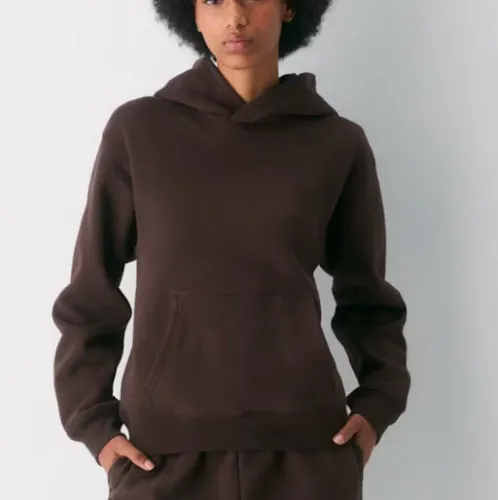 aritzia hoodie shade mocha