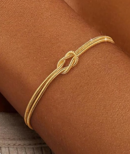 Glod Knot Bracelet