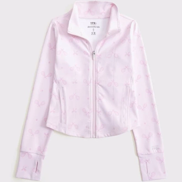 Abercrombie Kids Girls Mockneck Full-Zip