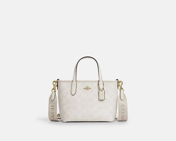 Coach Women's City Mini Tote Bag in Signature Canvas