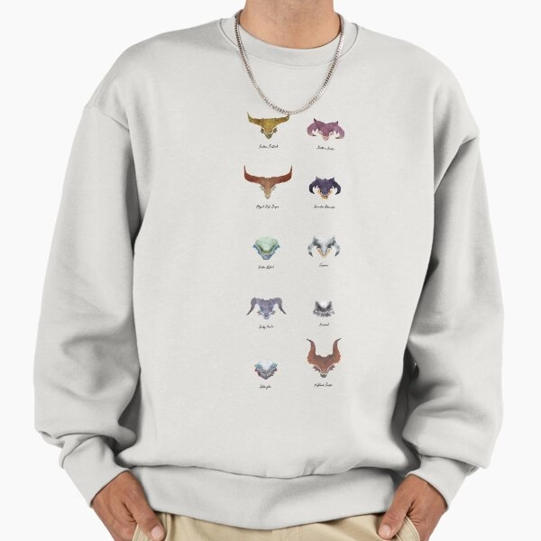 The Catalogue of High Dragons - Original 10 Variant Premium Oversized Sweatshirt