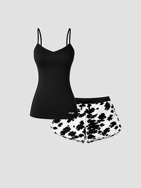 
        Women's Cami And Shorts Pajama Set
    