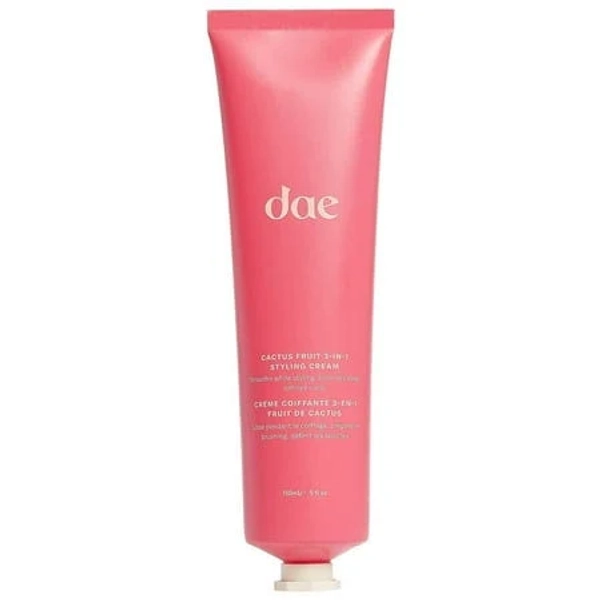 Dae Cactus Fruit 3-in-1 Styling Cream Weightless Curl Definition Smooth Blowout Prep Shine Enhancer Vegan Formula 5 oz Makeup Organizers, Pink