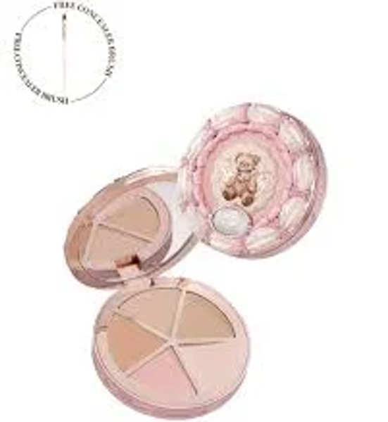 Flower Knows The Sweetie Bear Collection 4-Color Concealer Palette