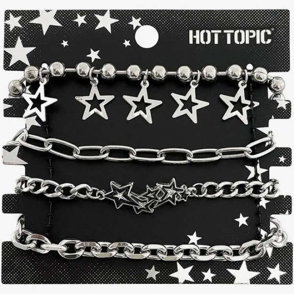 Star Chain Bracelet Set