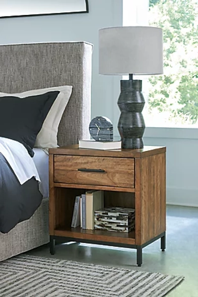 Steenlage 24" 1 Drawer Charging Nightstand