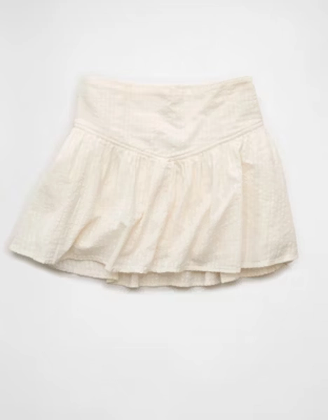 AE High-Waisted Drop-Waist Mini Skirt