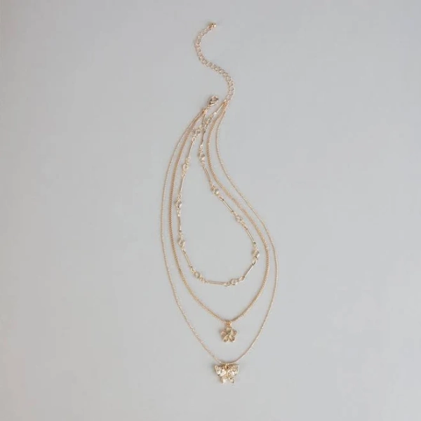 Layered Garden Glow Necklace