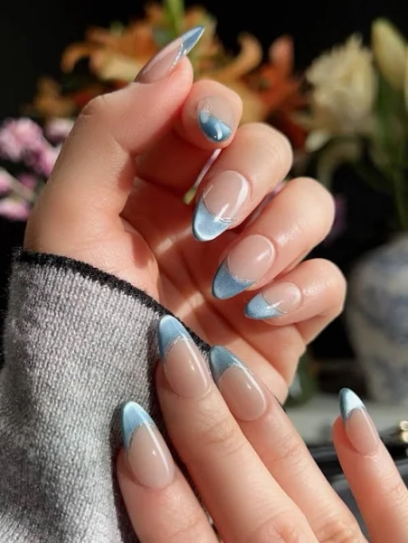 Joyee Nails French Tip Silk Azure