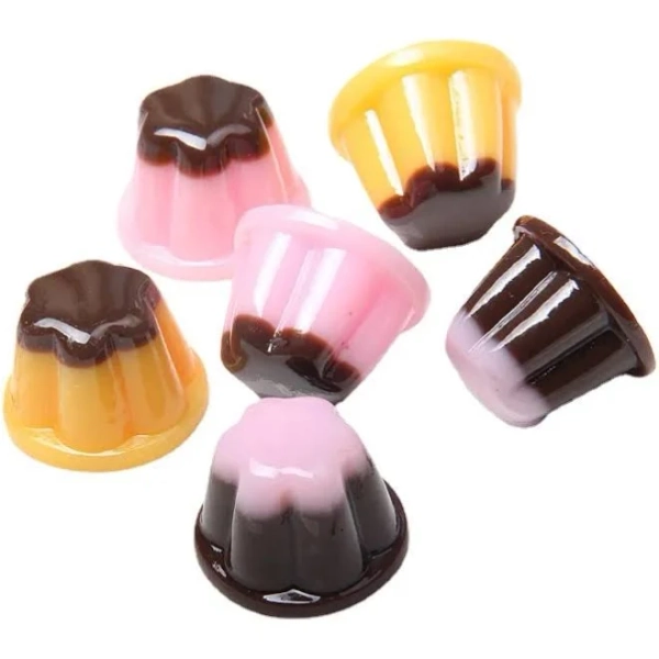 Mini Jelly Simulation Food Resin Charms