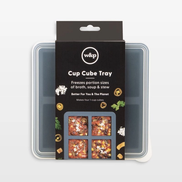 W&P Freezer Cube 4-Cup Tray with Lid