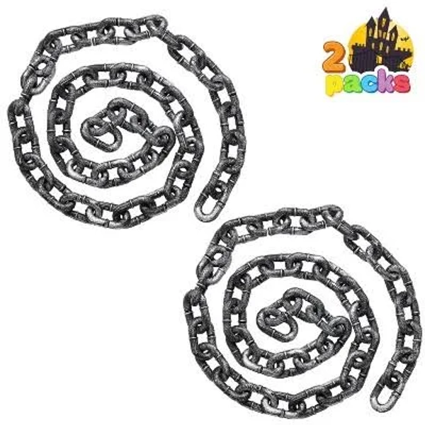 Joyfy 2 Pack Halloween Prop Chains