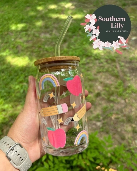 Teacher Inspired 16oz Glass