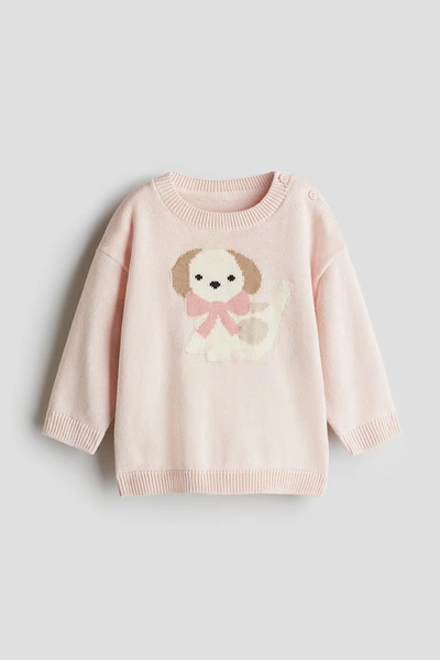 Jacquard-Knit Sweater