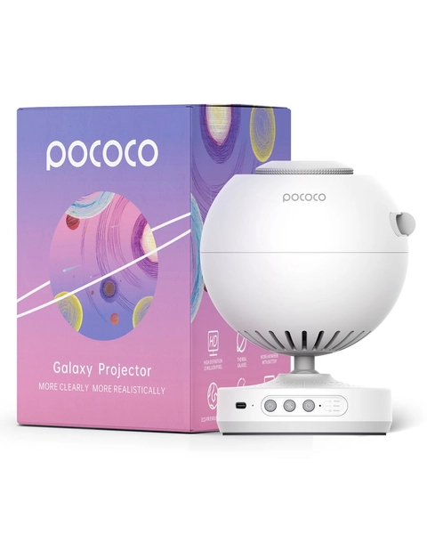 Galaxy Projector | Star Projector | White - POCOCO