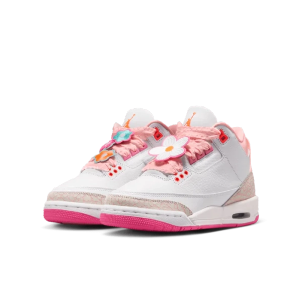 Air Jordan 3 Retro Spring Flowers Kids' GS - Basket4Ballers