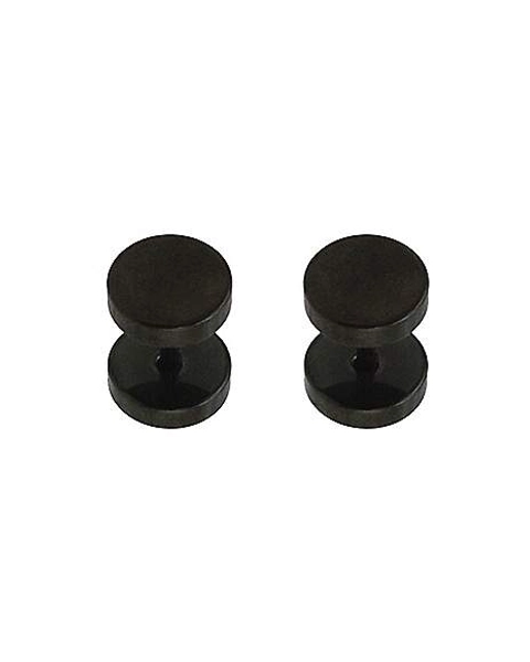 Black Fake Plugs - 18 Gauge