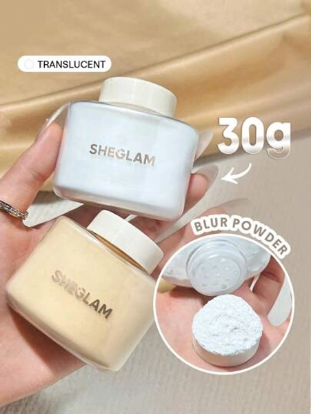 SHEGLAM Blur In A Bottle Loose Setting Powder Brand Beauty Makeup Cosmetic For Women Girls Perfect For Fall Winter Ideal For Y2K Fancy Fashion Suitable For Birthday Present Halloween Party Ready Best Color